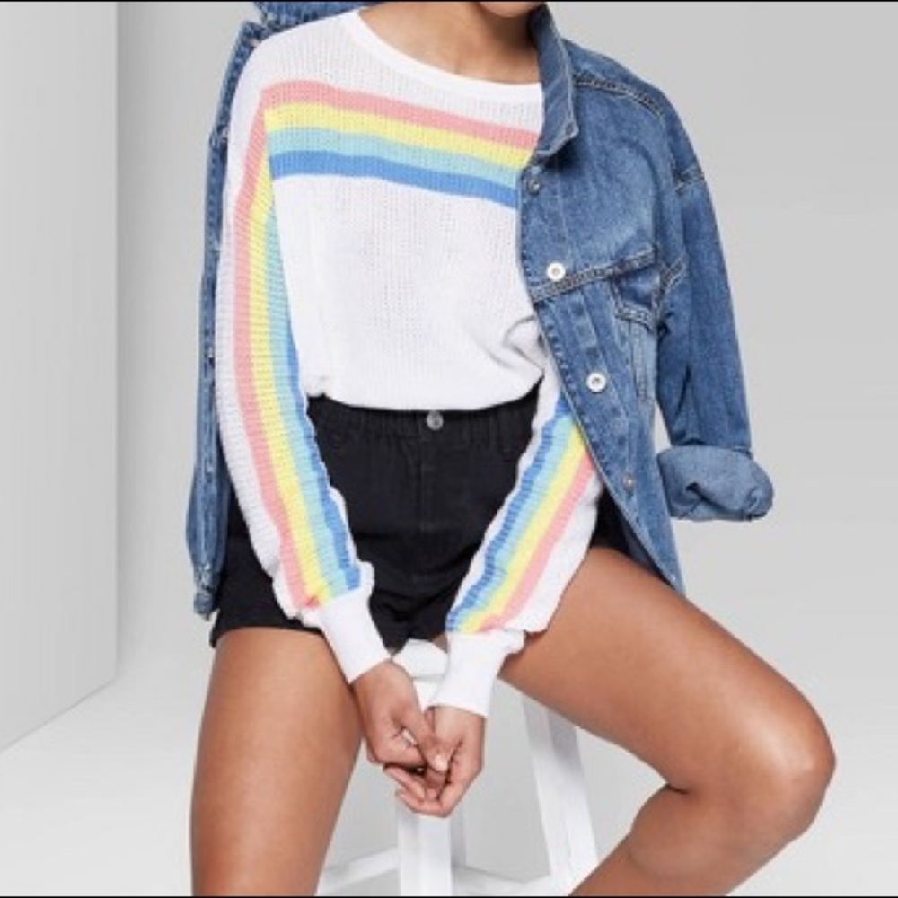 Pastel Rainbow Sweater